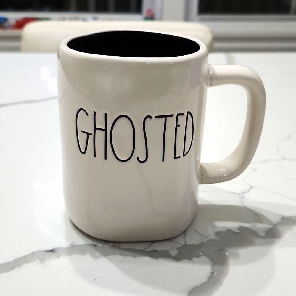 "Ghosted" Rae Dunn coffee ☕️ mug, NWOT👻🎉👻